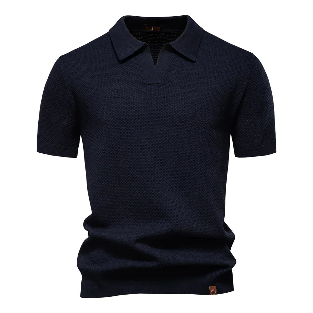 Mens Casual Polo Shirt Lightweight Fit