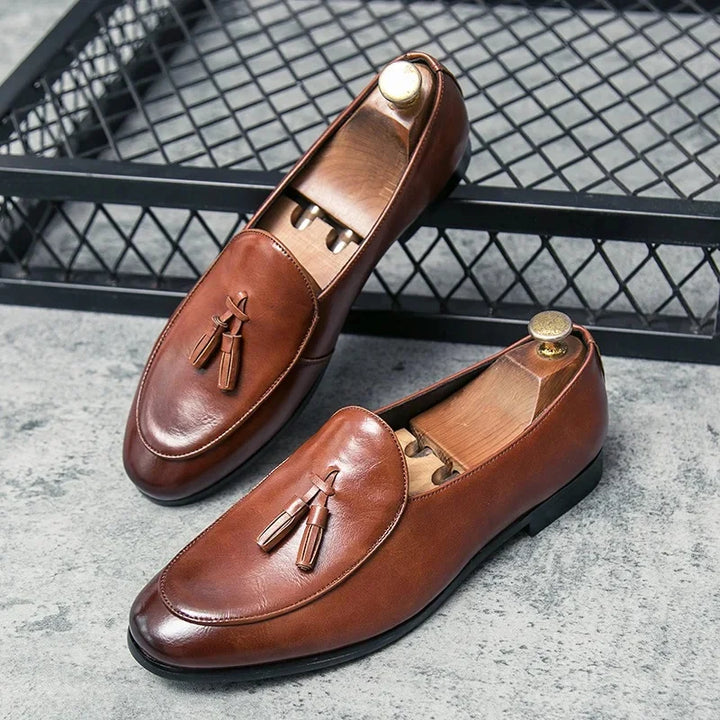 Mens Loafers Slip-On Comfortable Fit