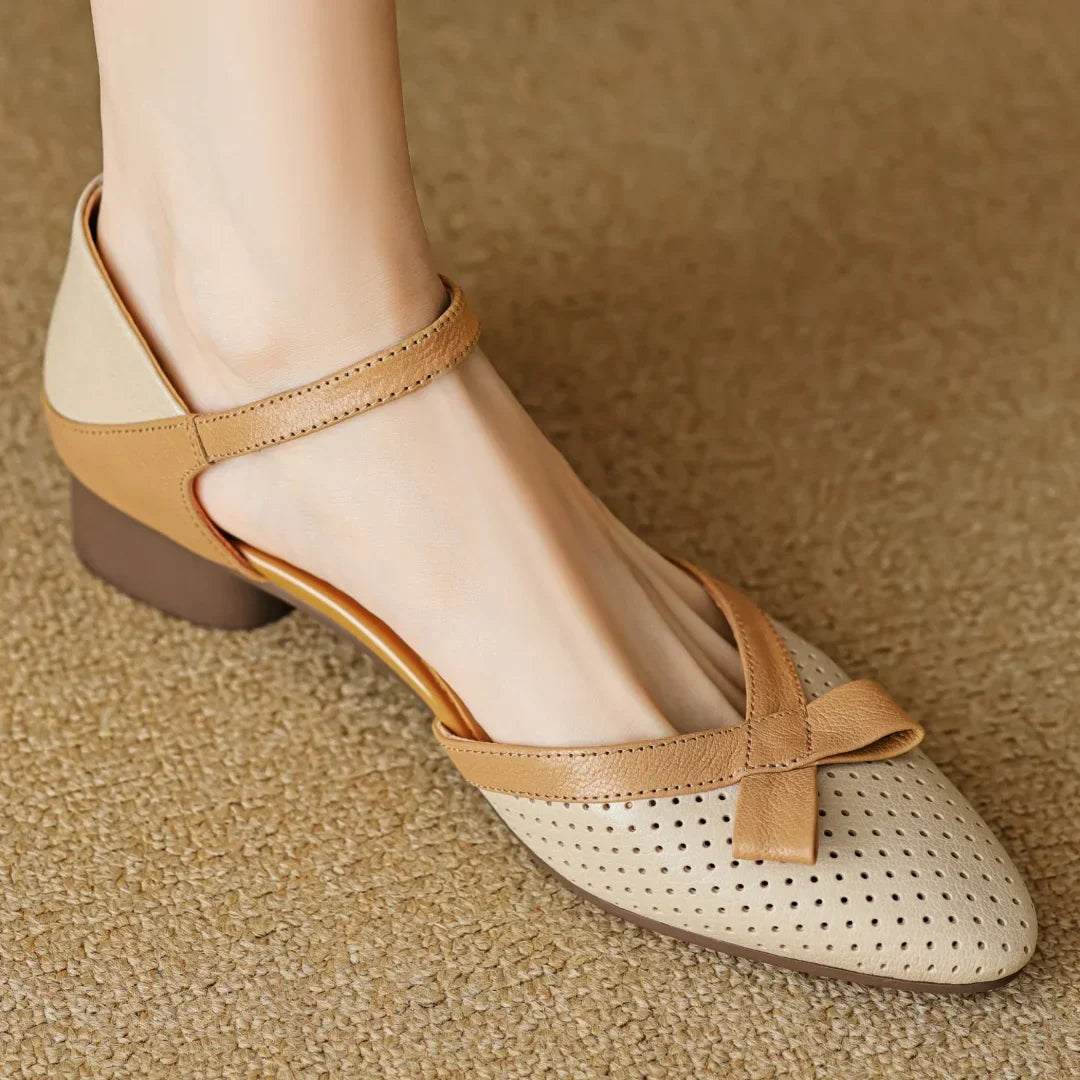Womens Genuine Leather Pumps Classic Fit - BritishMode