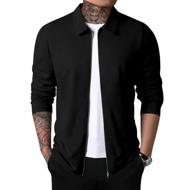 Mens Bomber Jacket Casual Lightweight Stylish Fit - BritishMode