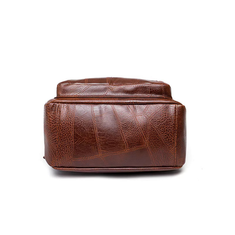 Womens Leather Backpack Theft-Proof Design