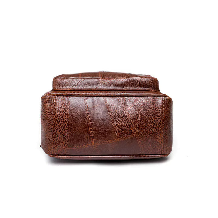 Womens Leather Backpack Theft-Proof Design