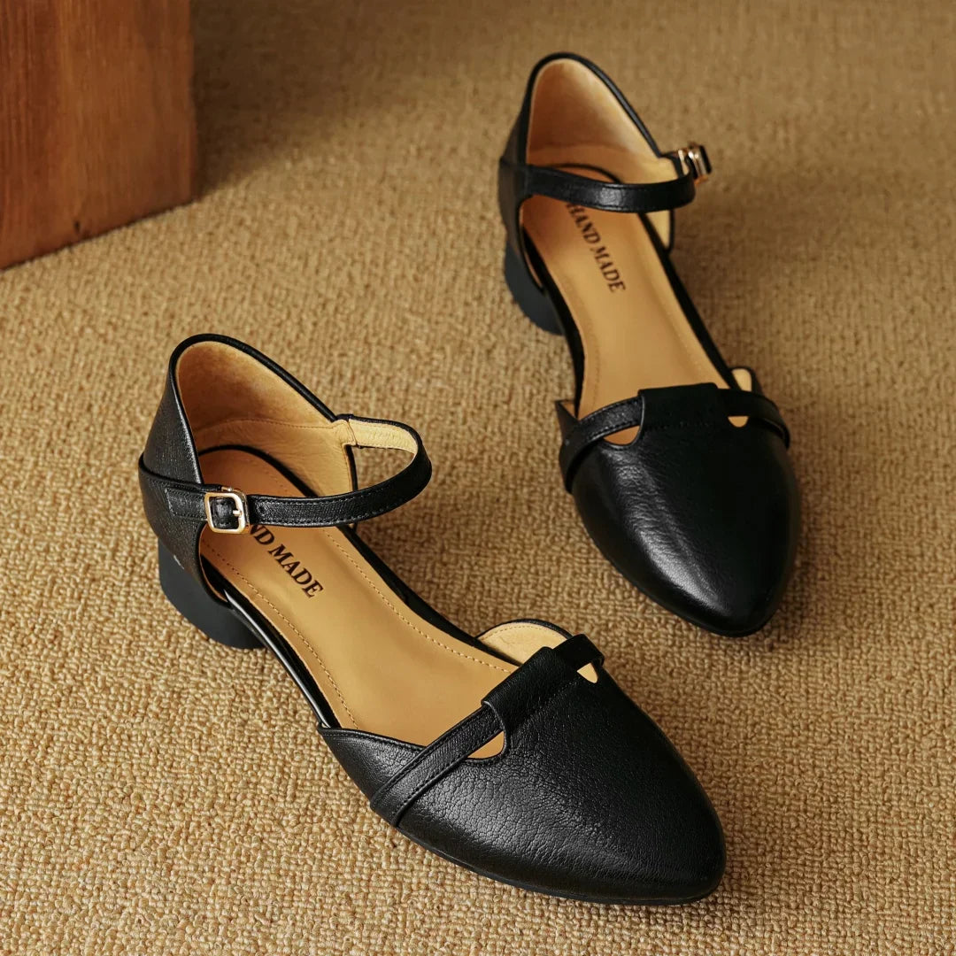 Womens Heels Genuine Leather Classic Fit