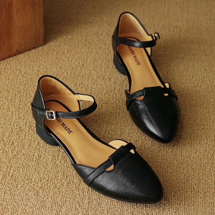 Womens Heels Genuine Leather Classic Fit