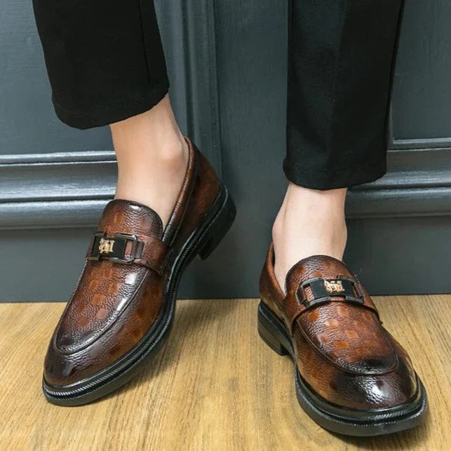 Mens Loafers Genuine Leather Classic Fit