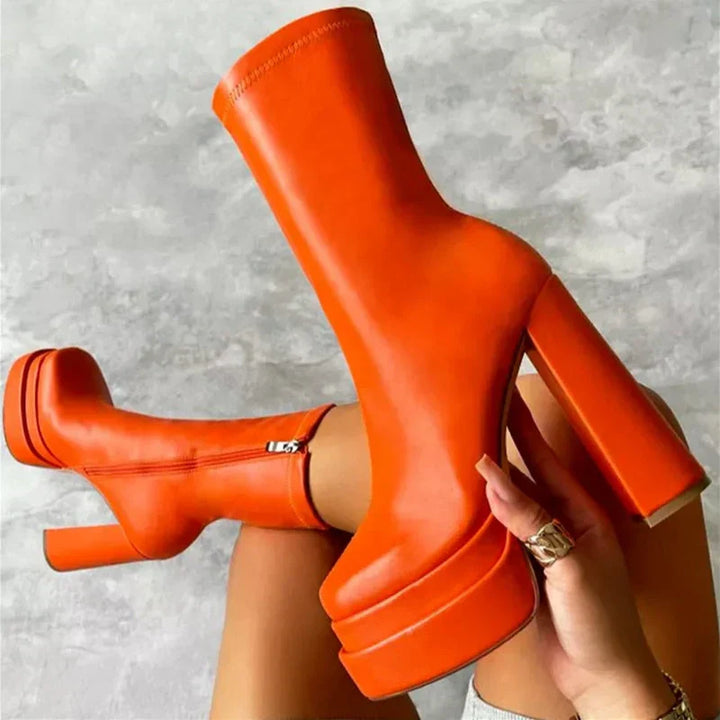 Womens Ankle Boots Leather Stylish Fit