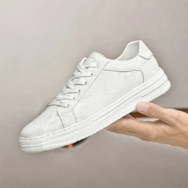 Mens Leather Sneakers Handmade Comfort Fit