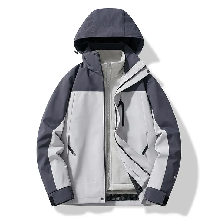 Unisex Ski Jacket with Hood Insulated Weatherproof