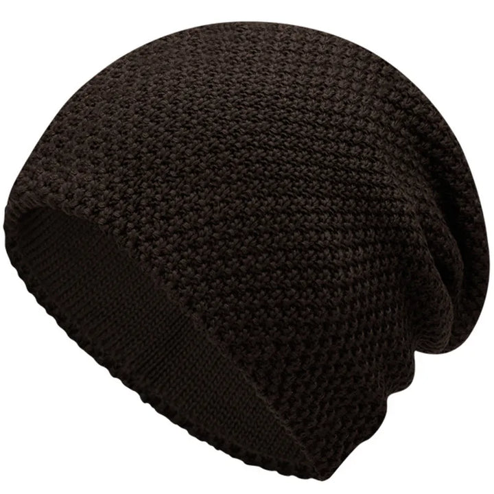 Unisex Winter Hat Wool Blend Slouchy Fit Cozy
