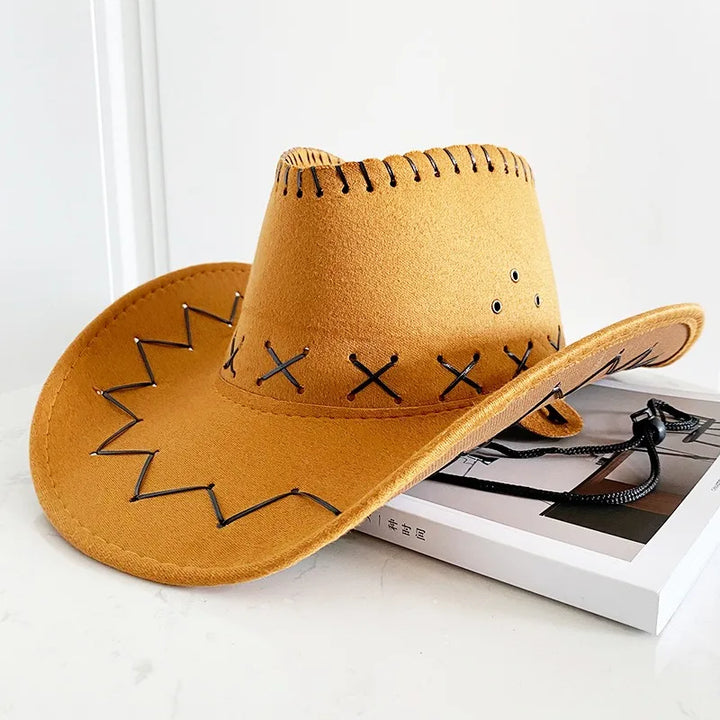 Womens Rhinestone Wedding Cowgirl Hat Classic Style
