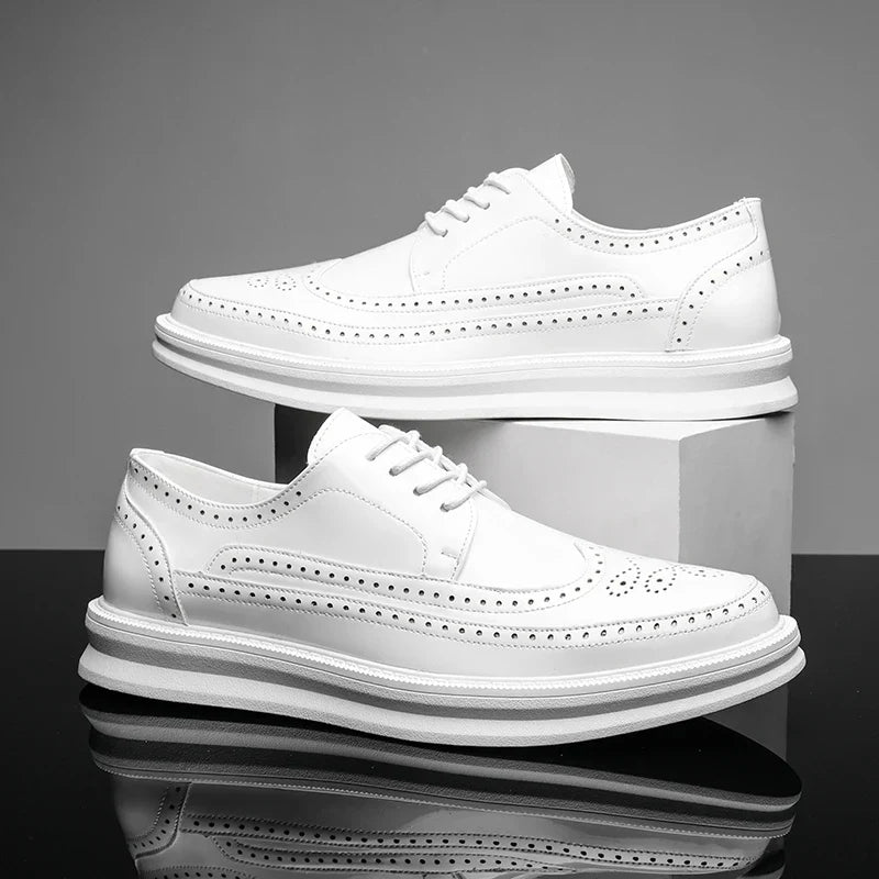 Mens Leather Shoes Genuine Leather