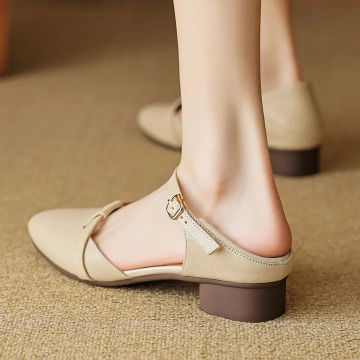 Womens Heels Genuine Leather Classic Fit