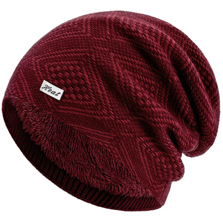 Womens Cable Knit Slouch Beanie Warm Fit