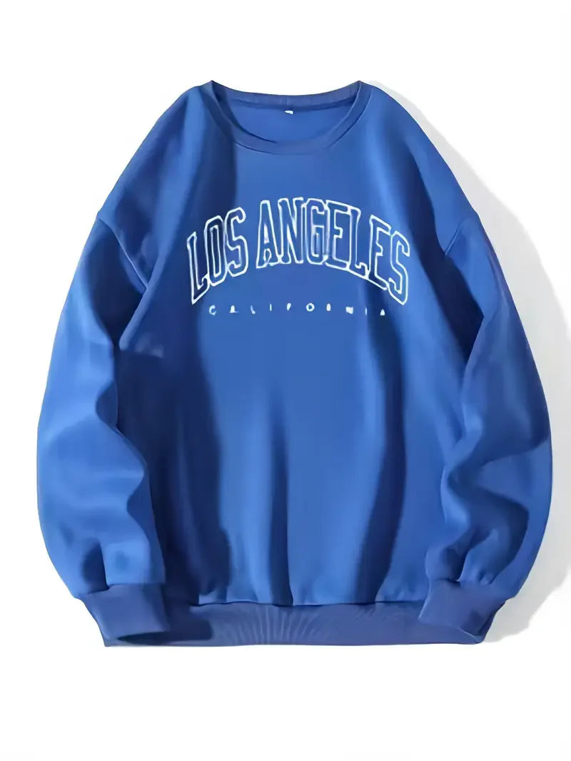 Unisex Winter Sweatshirt Printed Crewneck