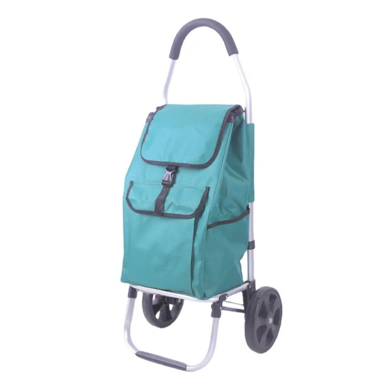 Foldable Aluminium Shopping Trolley Lightweight Portable