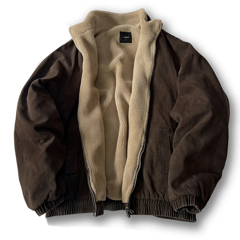 Mens Fleece Jacket Classic Retro Fit