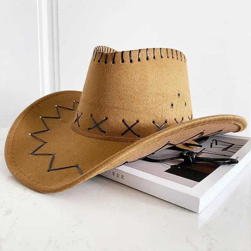 Womens Rhinestone Wedding Cowgirl Hat Classic Style