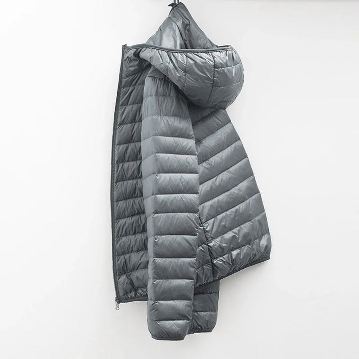 Mens Down Filled Parka Warm Winter Jacket