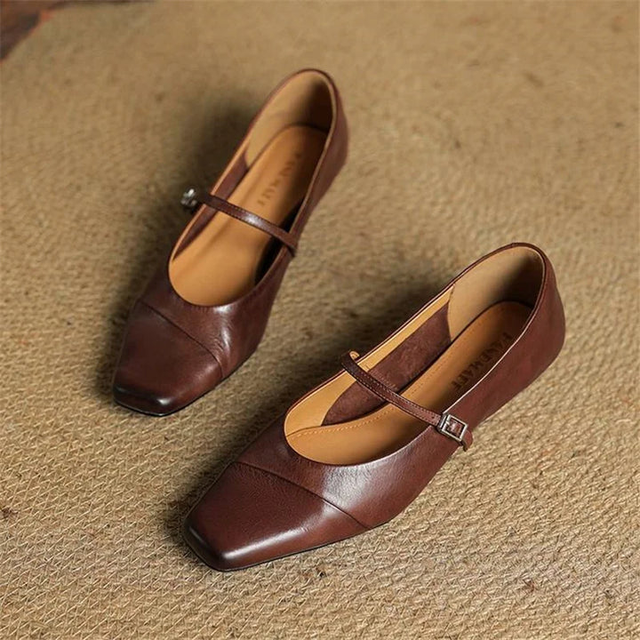 Womens Genuine Leather Pumps Classic Fit