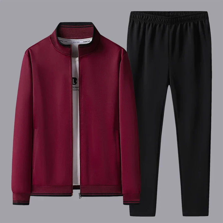 Mens Athletic Windbreaker Jacket Zip-Up Lightweight