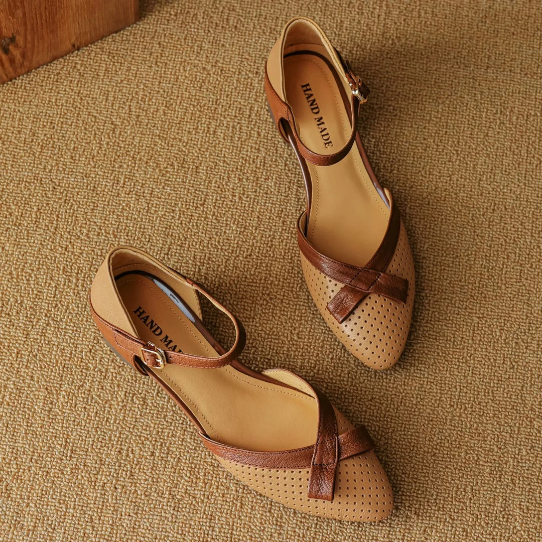 Womens Genuine Leather Pumps Classic Fit