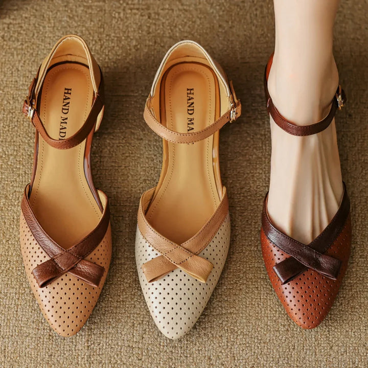 Womens Genuine Leather Pumps Classic Fit