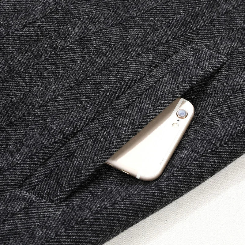 Mens Overcoat Wool Classic Fit