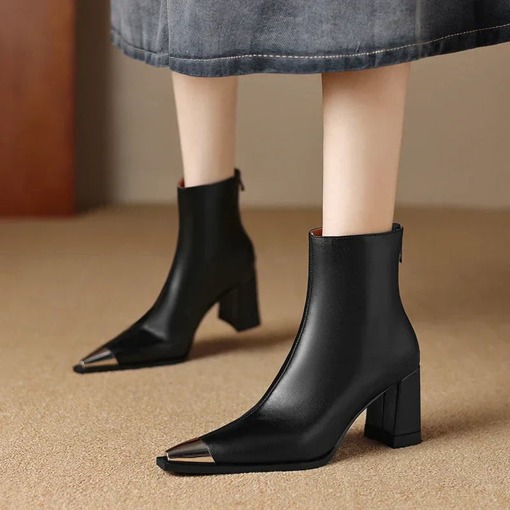 Womens Genuine Leather Boots Classic Fit