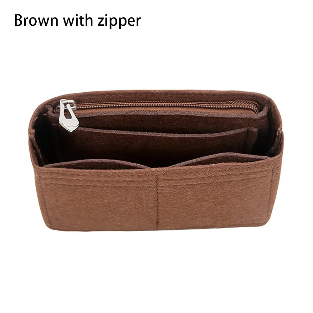 Unisex Organizer Insert Practical Compact Fit for Mini Tote Bags