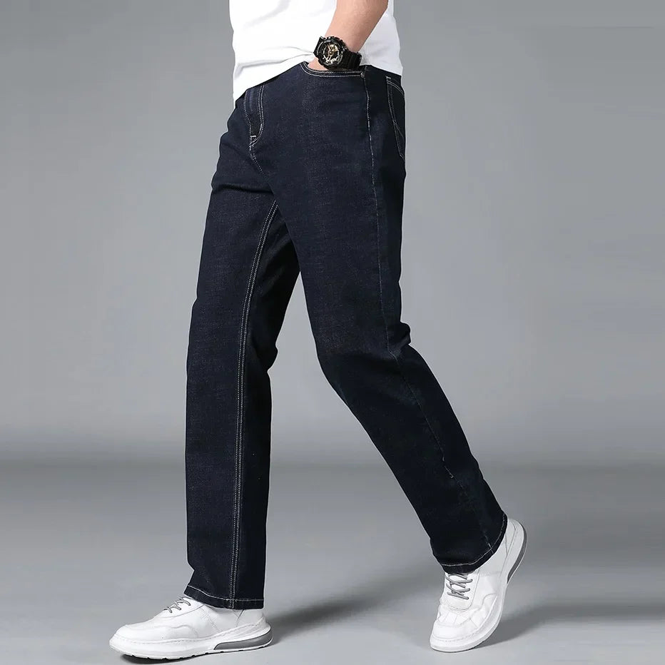 Mens Slim Fit Straight Leg Stretch Jeans
