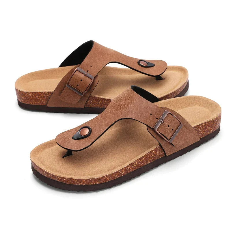 Womens Suede Slip-On Mules with Arch Support - BritishMode