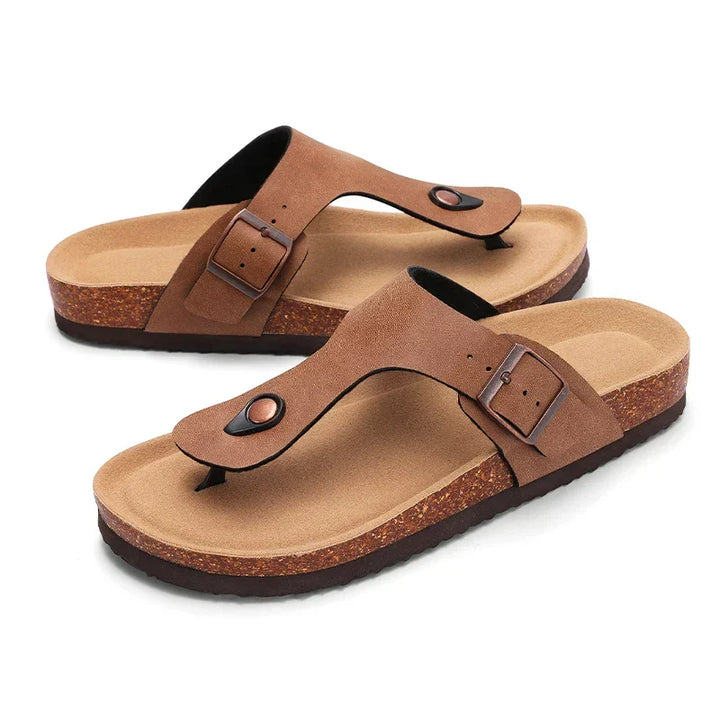 Womens Suede Slip-On Mules with Arch Support - BritishMode