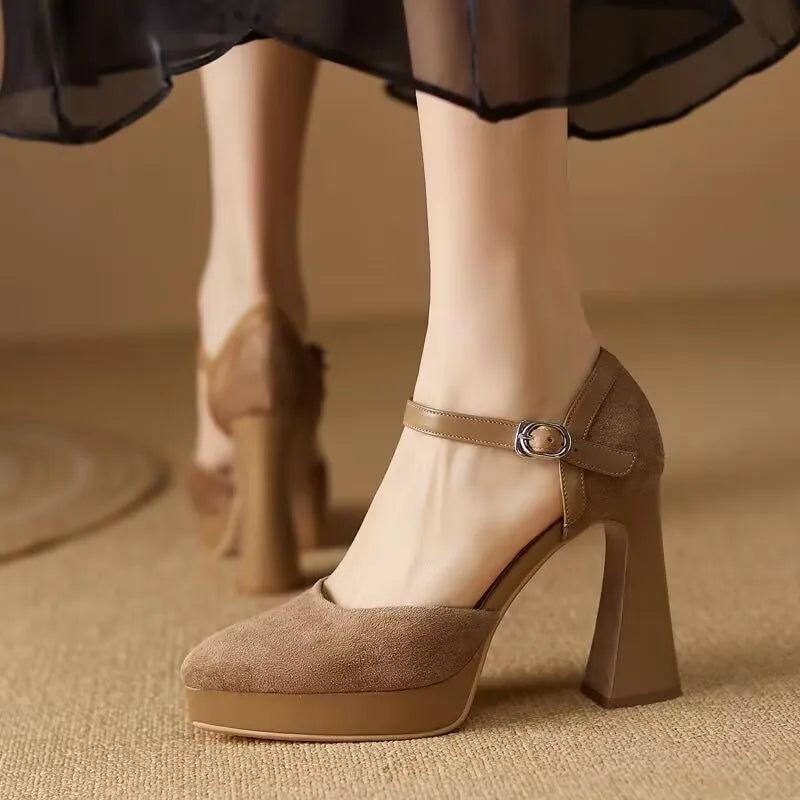 Womens Heeled Shoes Classic Style