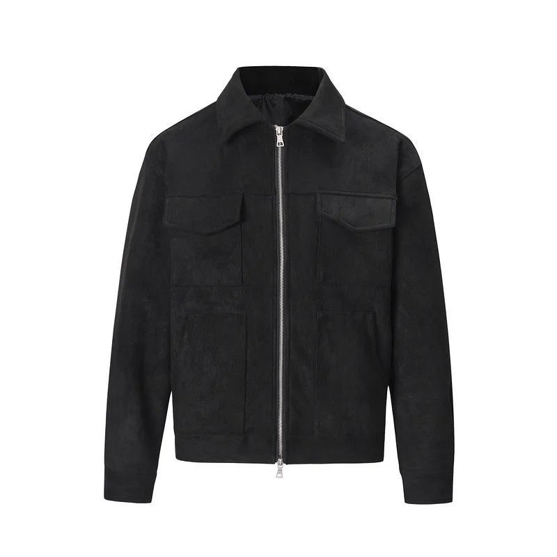 Mens Suede Jacket Stylish Comfortable Fit