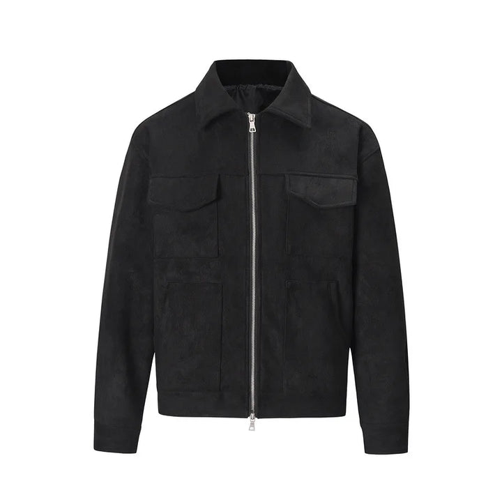 Mens Suede Jacket Stylish Comfortable Fit