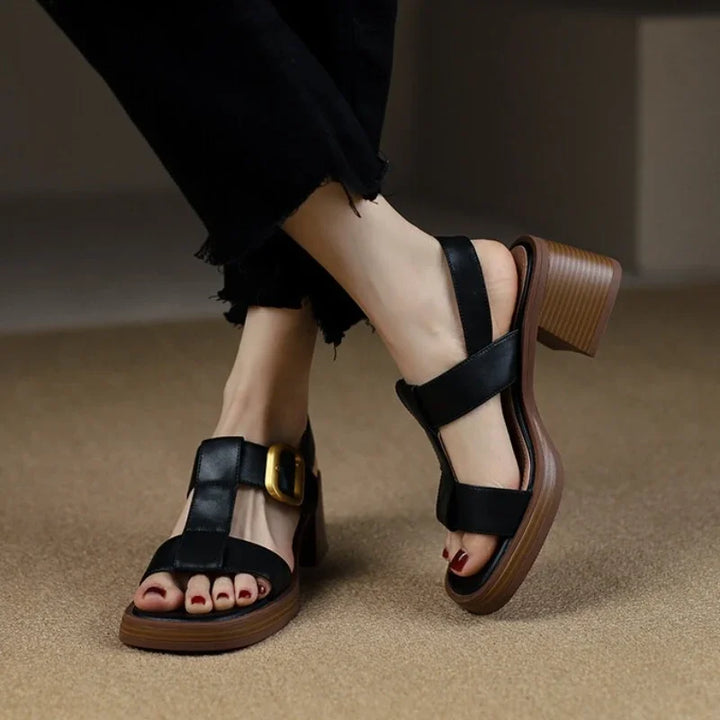 Womens Sandals Leather Strappy Design