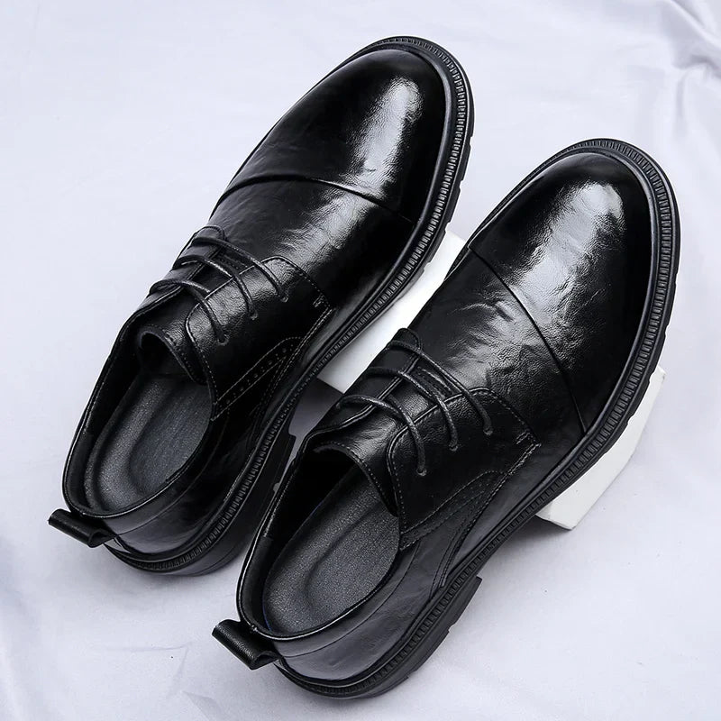 Mens Leather Shoes Genuine Leather