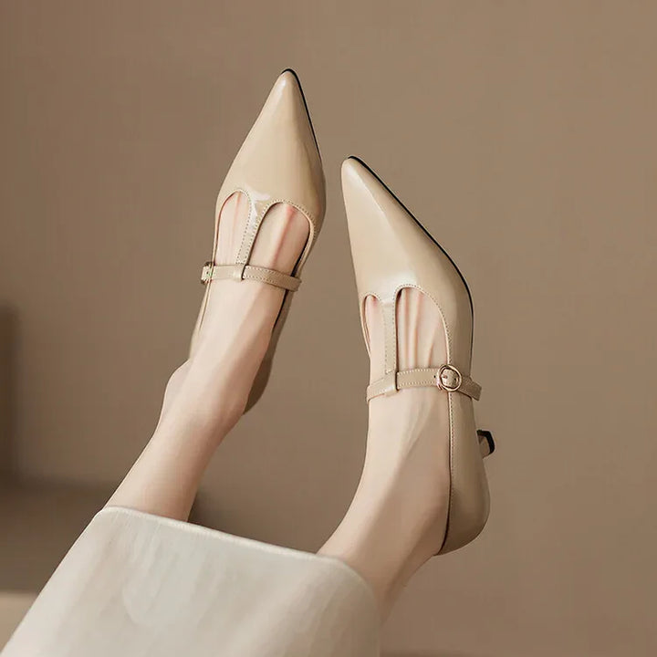 Womens Leather Heels Genuine Leather Classic Fit