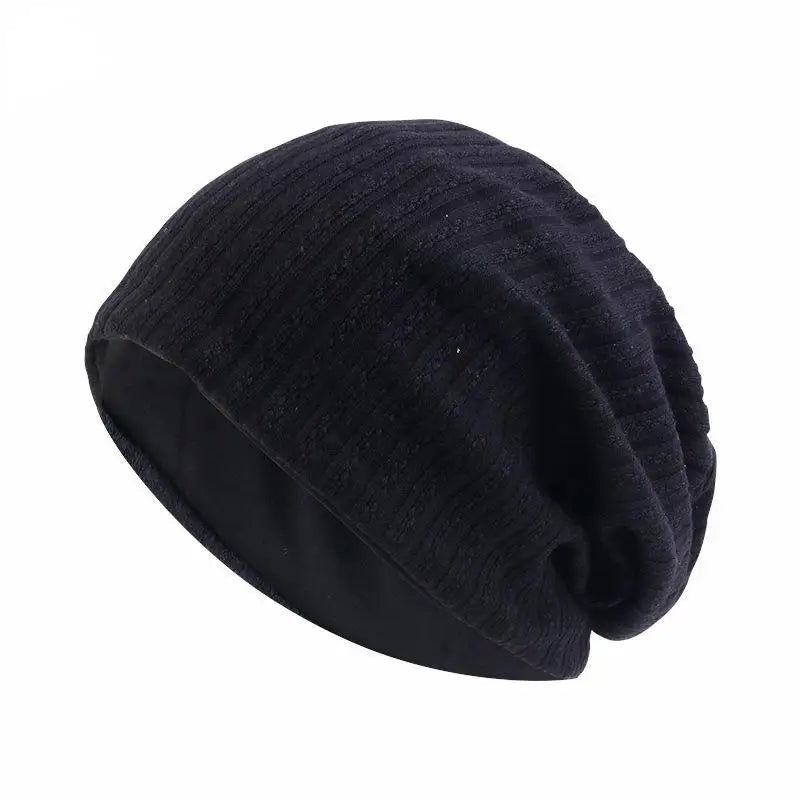 Unisex Cable Knit Beanie Thick Warm Fit