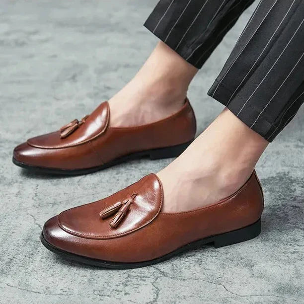 Mens Loafers Slip-On Comfortable Fit