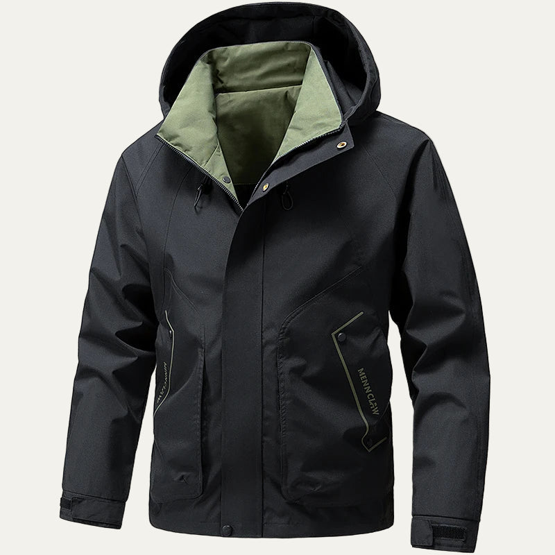 Mens Utility Jacket Weatherproof Hooded