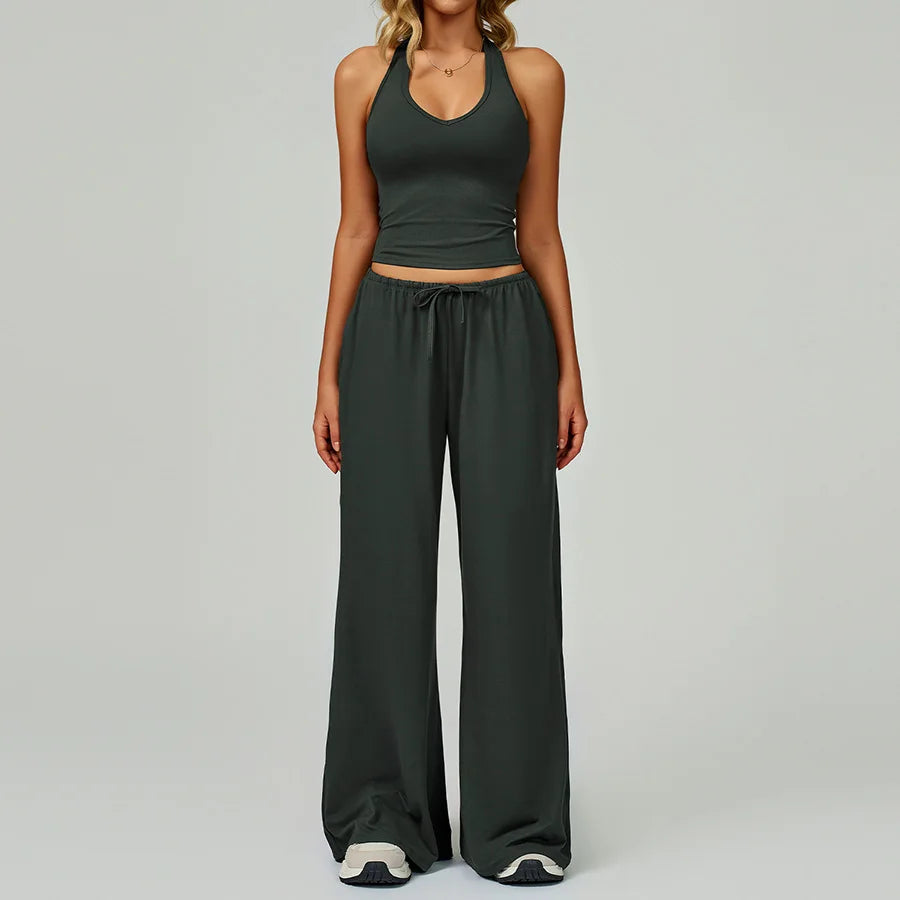 Womens Fitness Outfit Breathable Stretch Fit