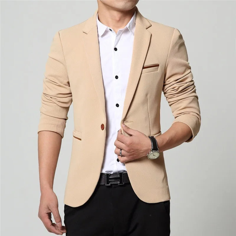 Mens Formal Blazer Tailored Fit - BritishMode