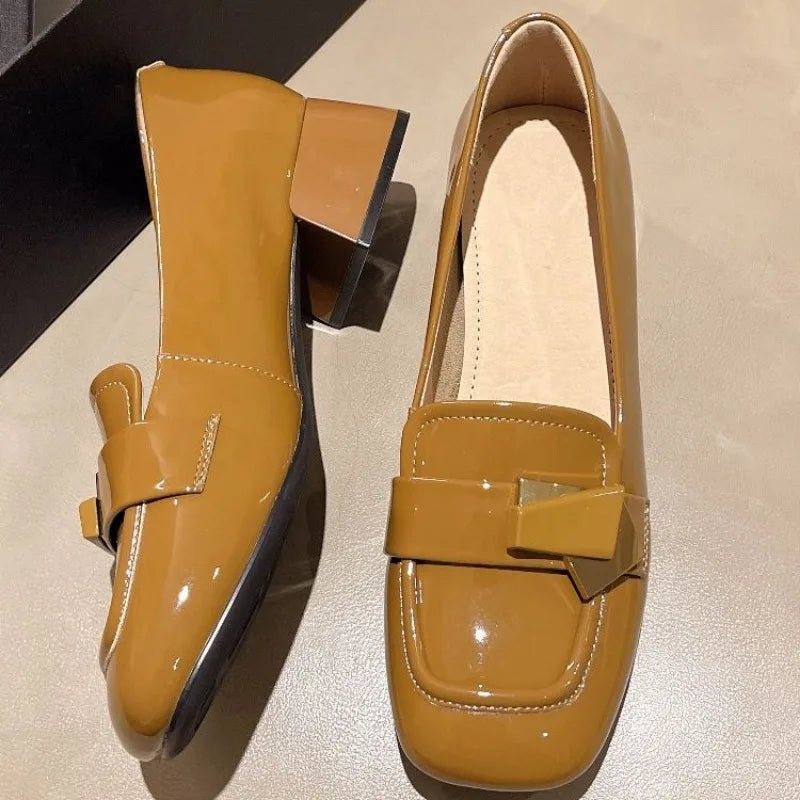 Womens Block Heel Shoes with Samara Design