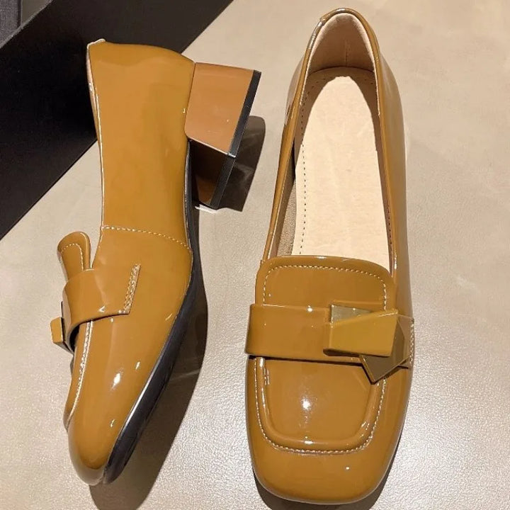 Womens Block Heel Shoes with Samara Design