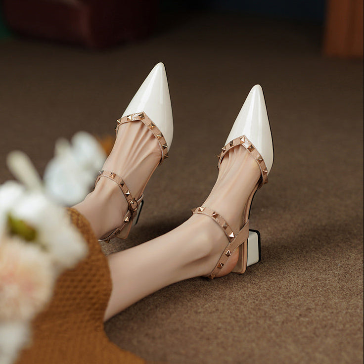 Womens Heeled Shoes Elegant Design