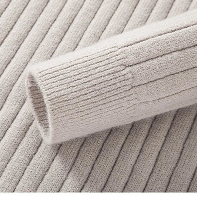 Mens Half-Zip Sweater Knit Casual Fit