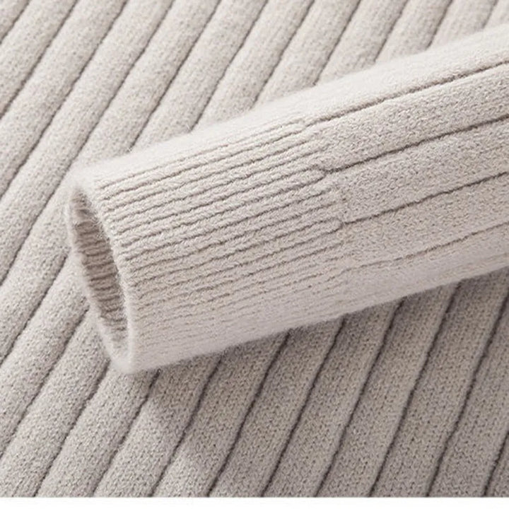 Mens Half-Zip Sweater Knit Casual Fit