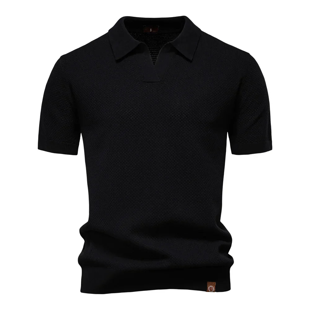 Mens Casual Polo Shirt Lightweight Fit