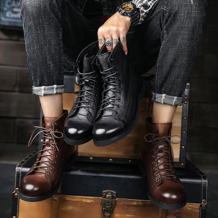 Unisex Retro Style Boots Durable Material Classic Fit